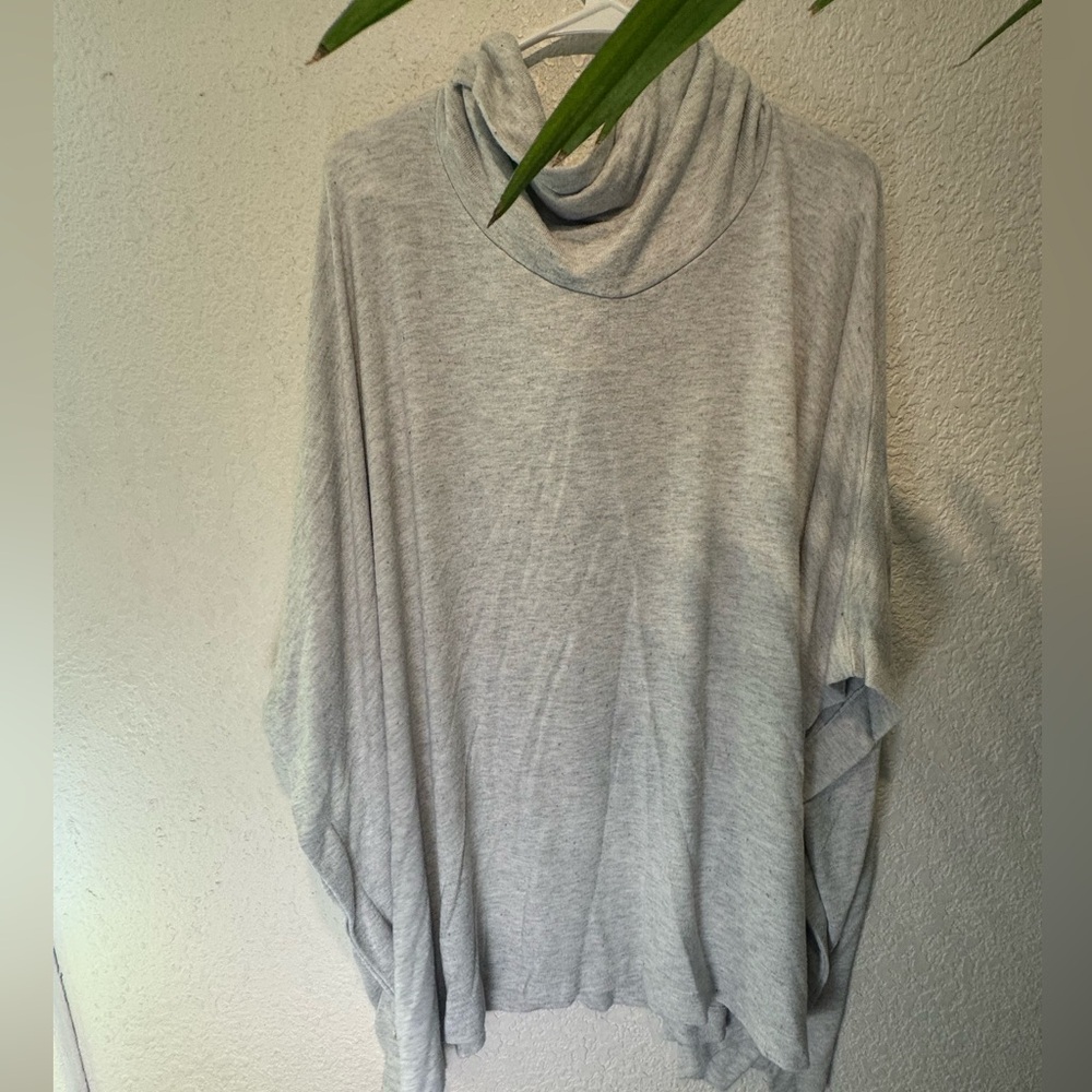 Grey cowl neck sweater
